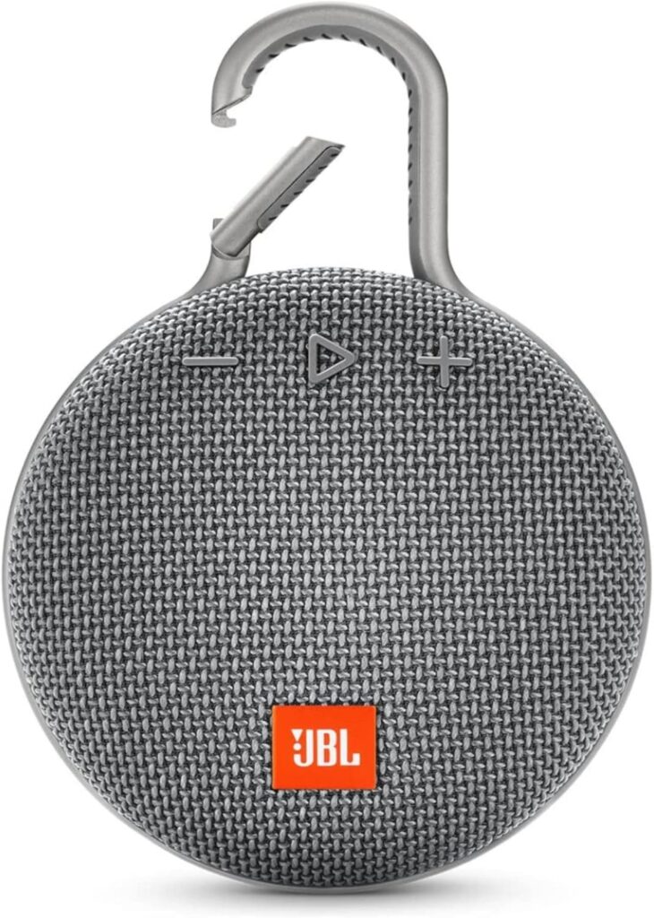 JBL Clip 3, Gray - Waterproof, Durable & Portable Bluetooth Speaker